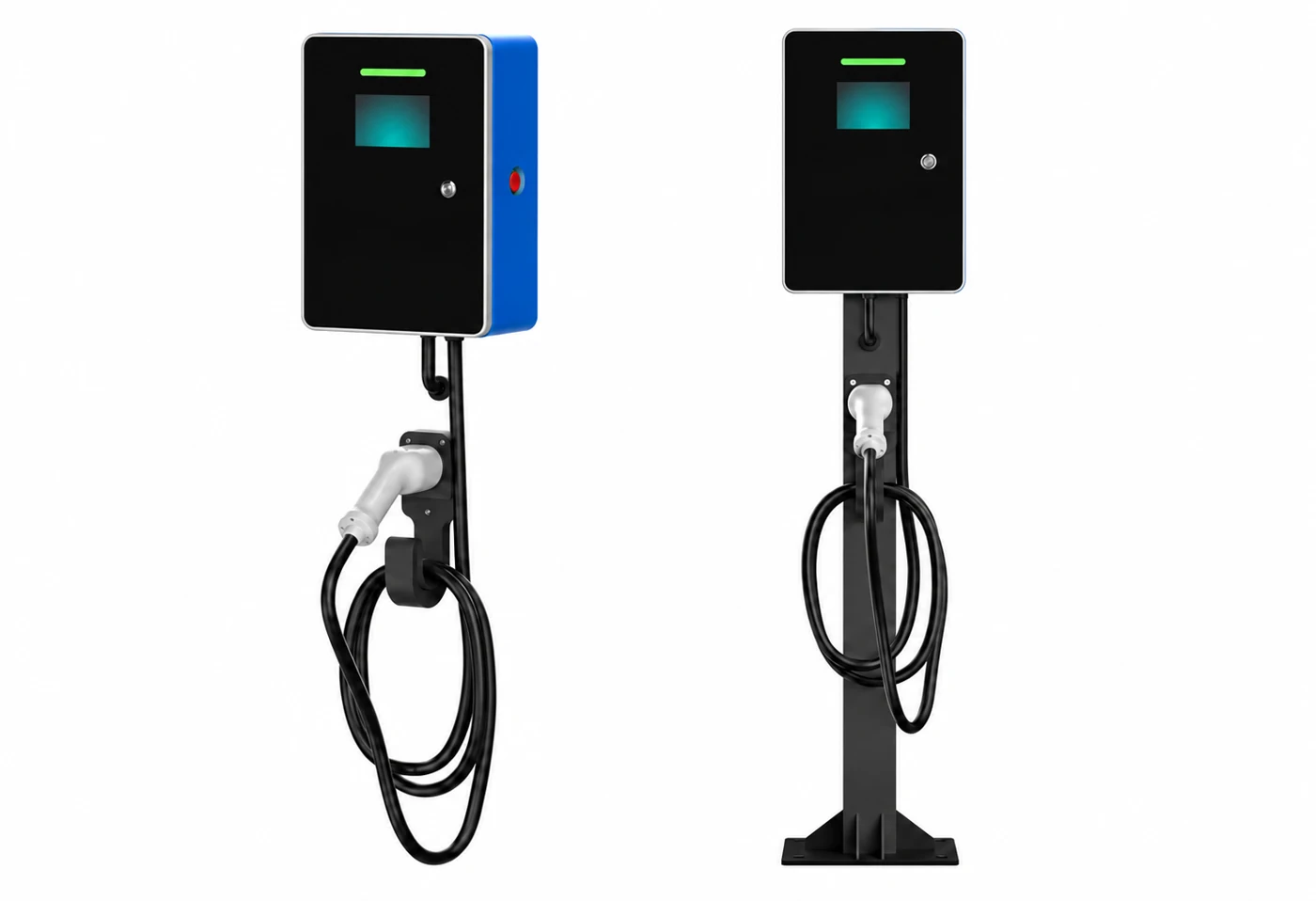 3.5/7kW AC Charger · Rectangular Housing — English product presentation